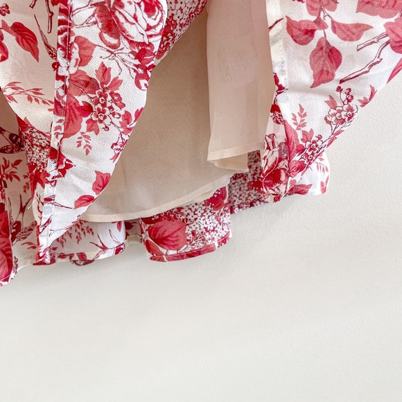 Reformation Violet Toile De Jouy Midi Dress 2 NWOT - Picture 10 of 11